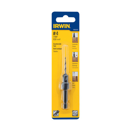 IRWIN Irwin Wd Cntrsink #4 1882630